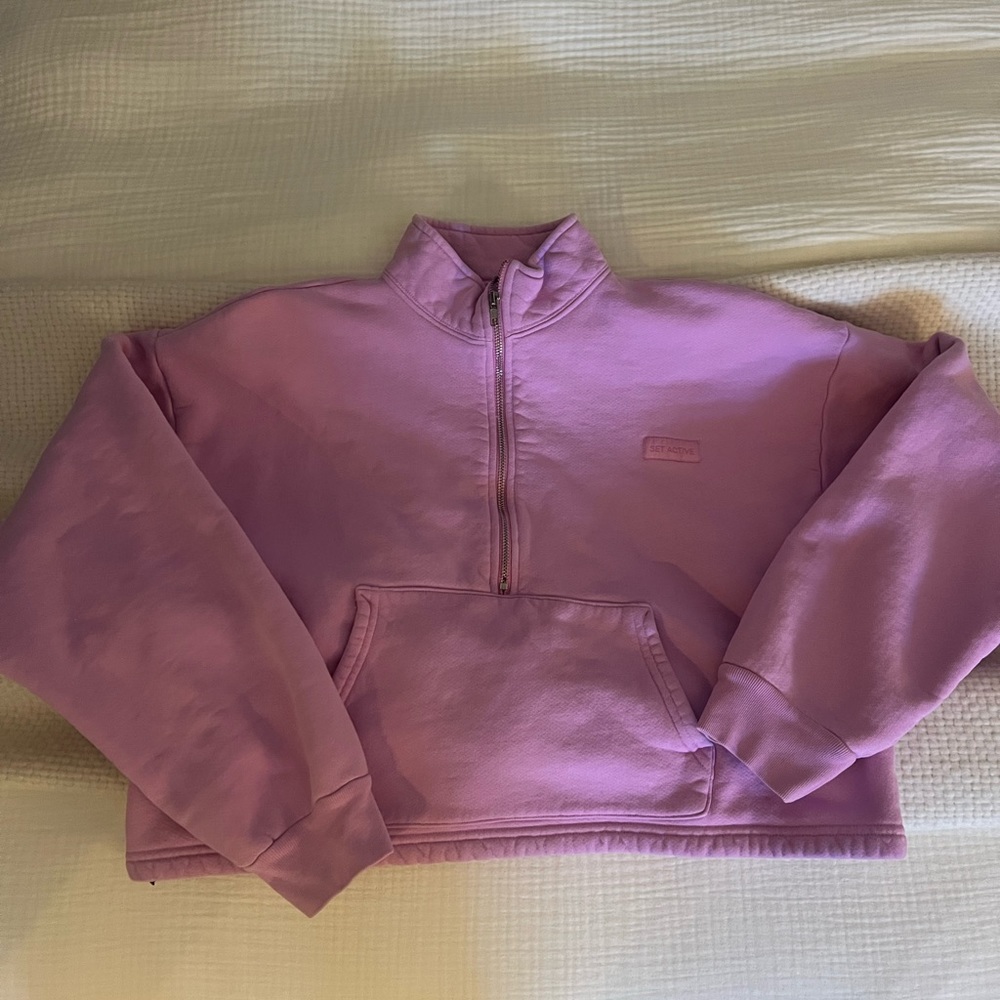 Set Active Half Zip Sweatshirt- Charm